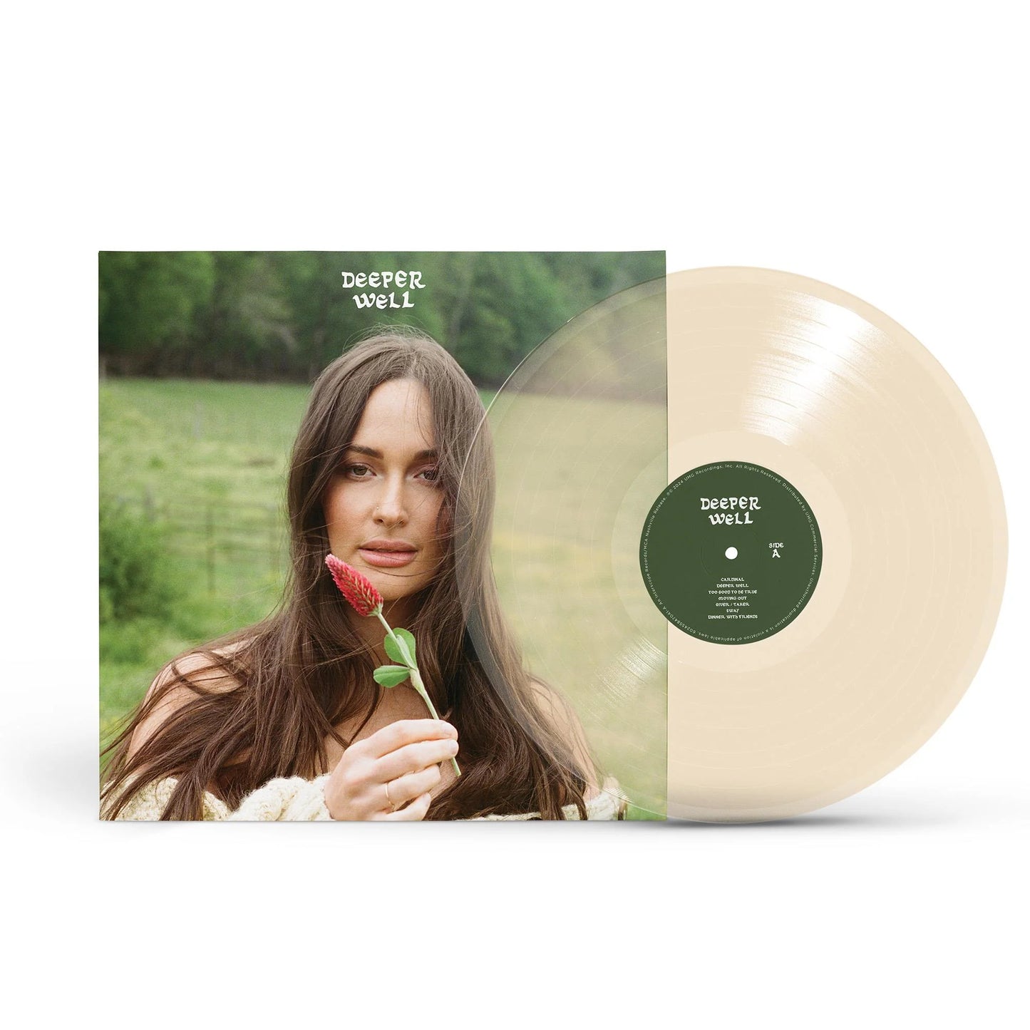KACEY MUSGRAVES DEEPER WELL TRANSPARENT CREAM LP