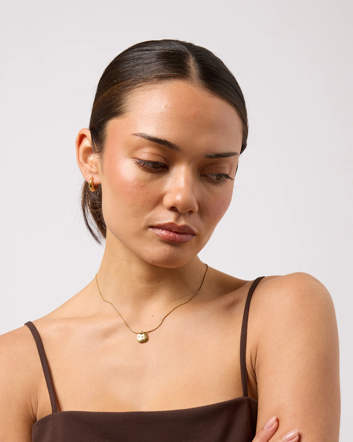 Milla Hart Aya Pendant Necklace | Gold