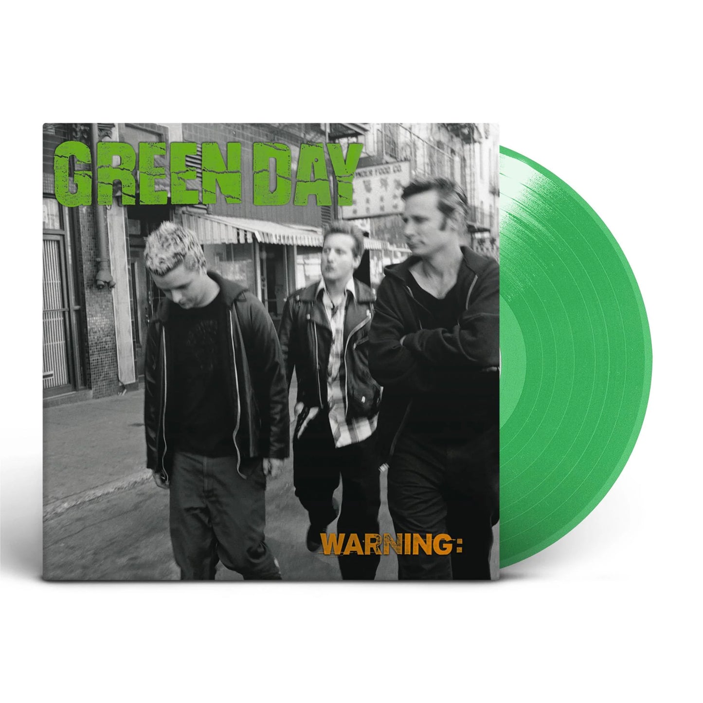 GREENDAY WARNING FLURO GREEN LP