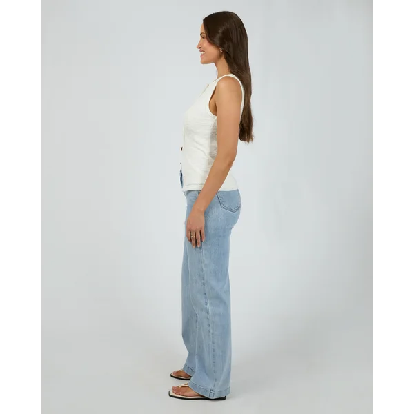 SILENT THEORY LEONIE VEST WHITE