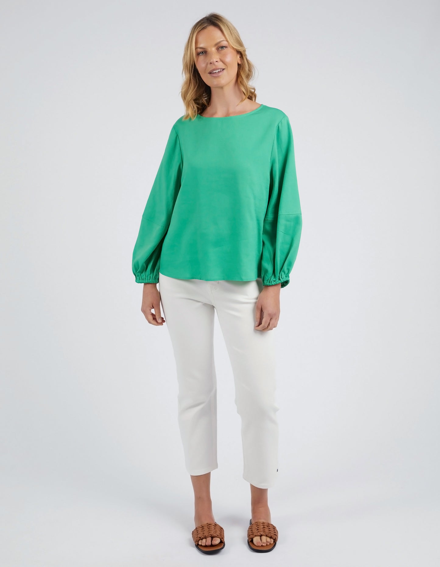 ELM ROSA TOP GREENBRIAR