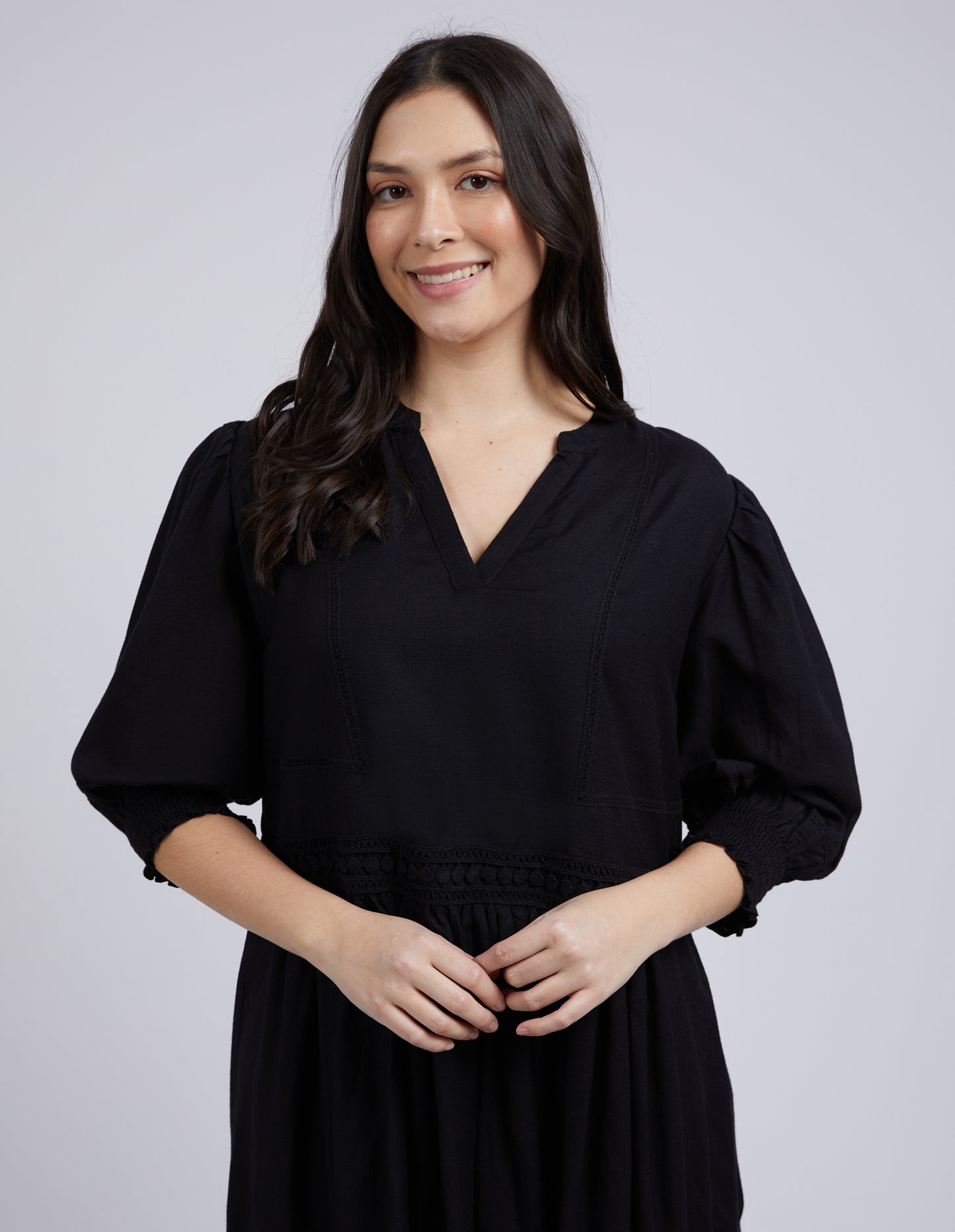 ELM MARKET DRESS BLACK