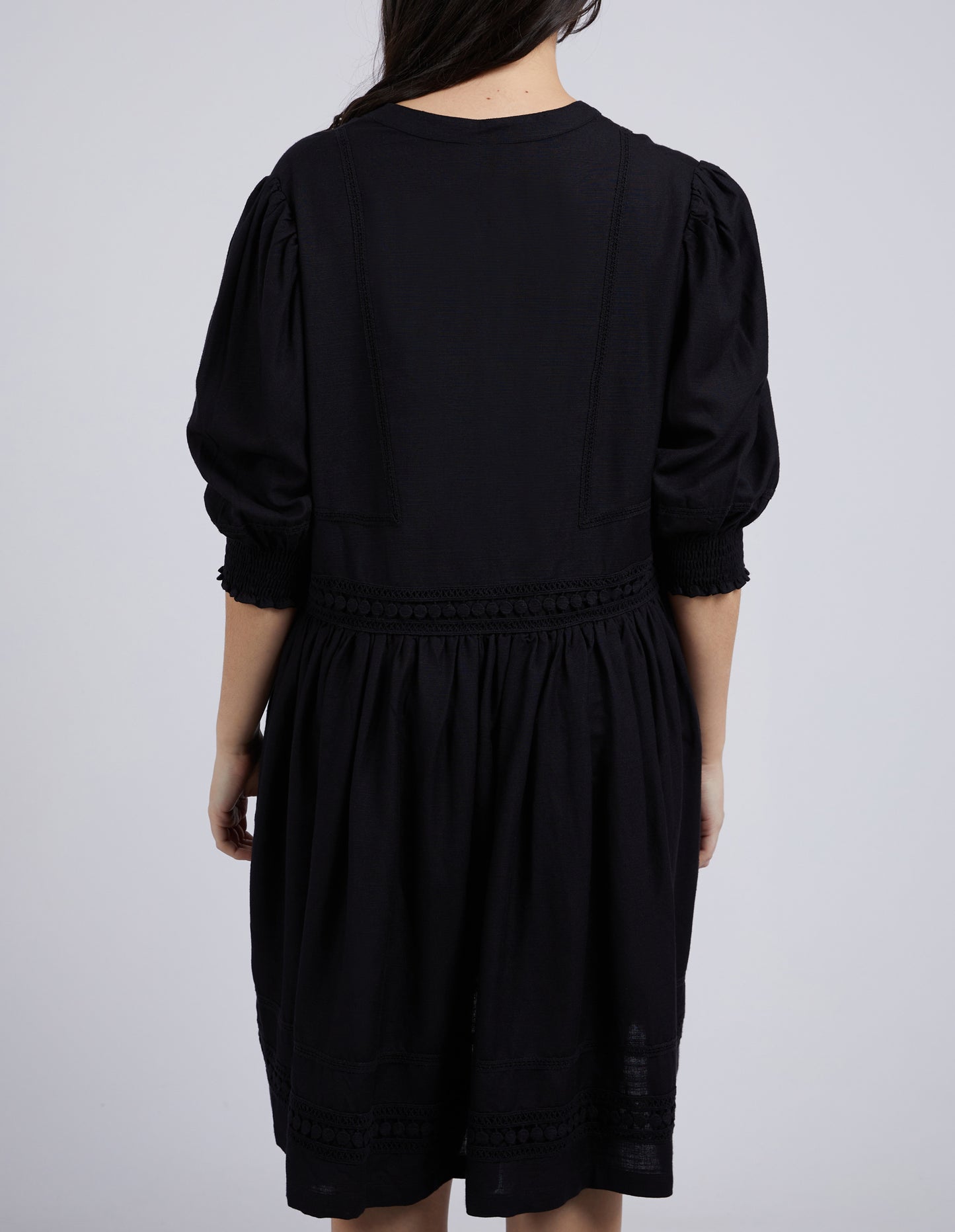 ELM MARKET DRESS BLACK
