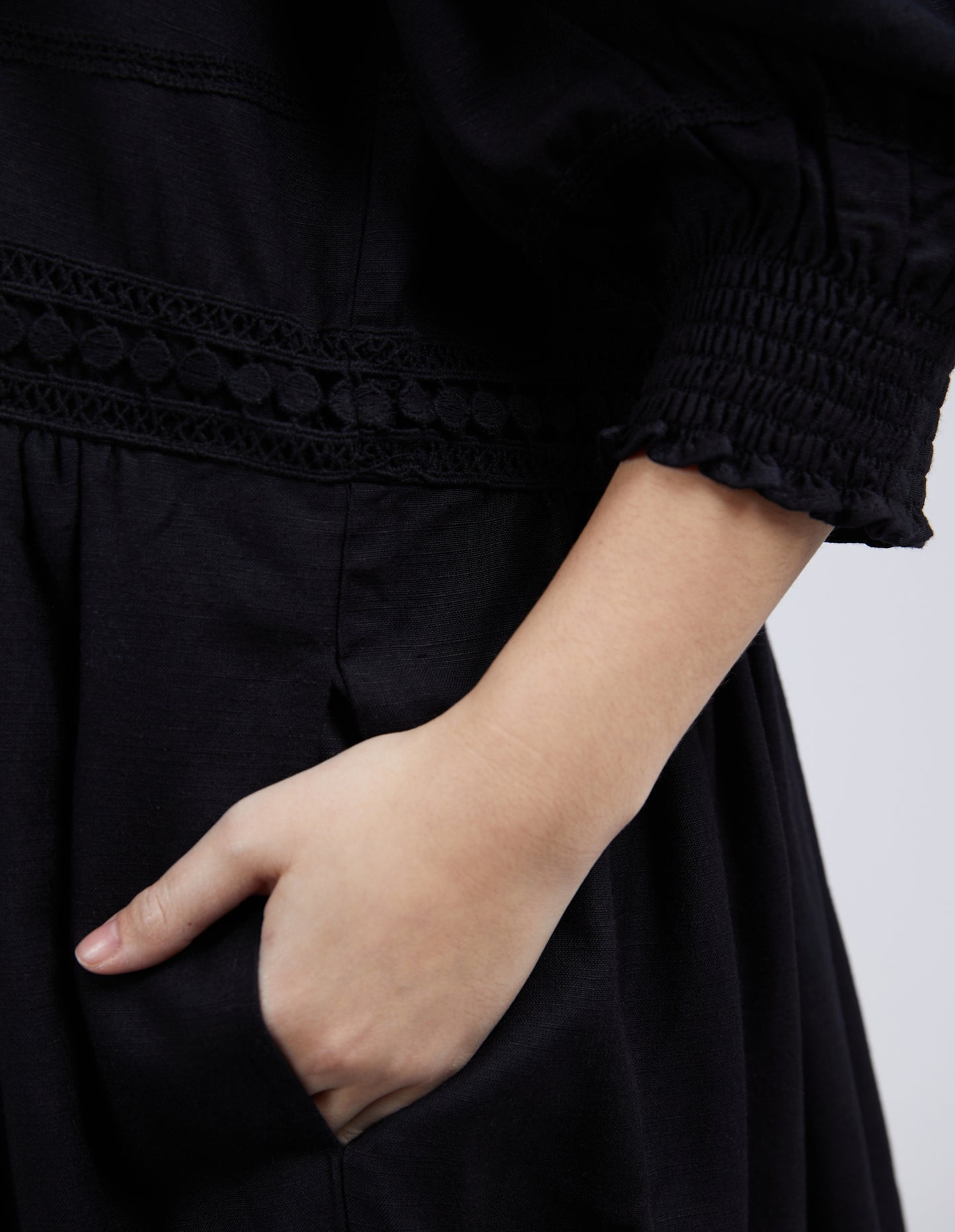 ELM MARKET DRESS BLACK