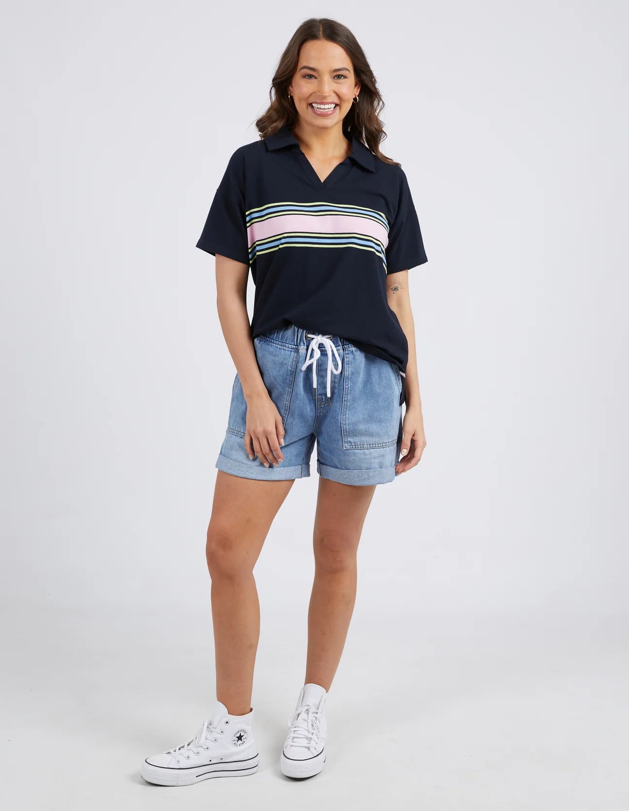 ELM VERTICAL POLO NAVY