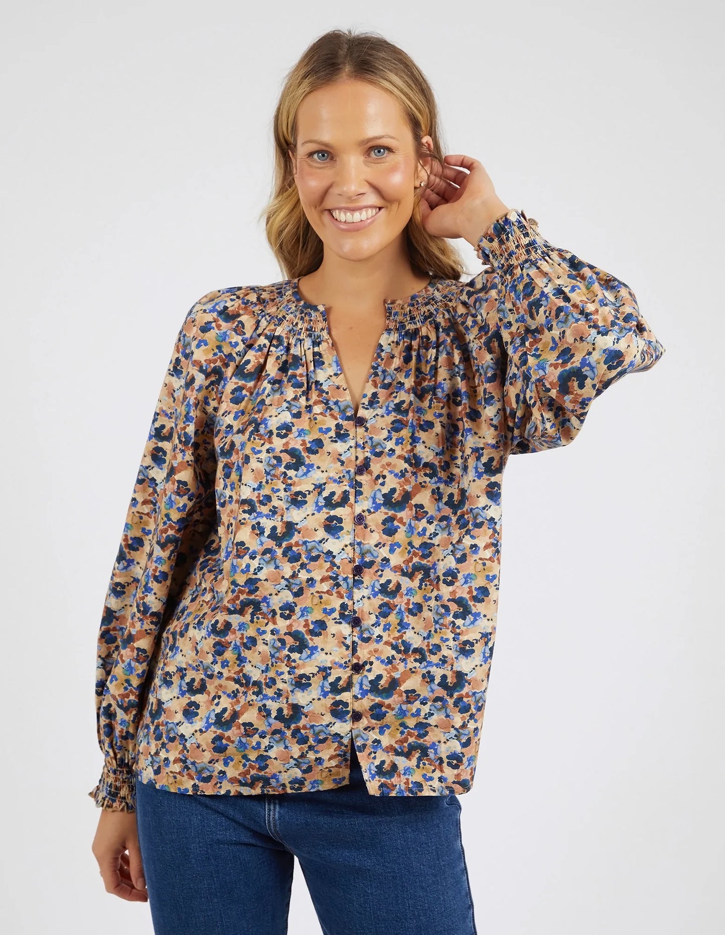 ELM PANORAMA BLOUSE PRINT