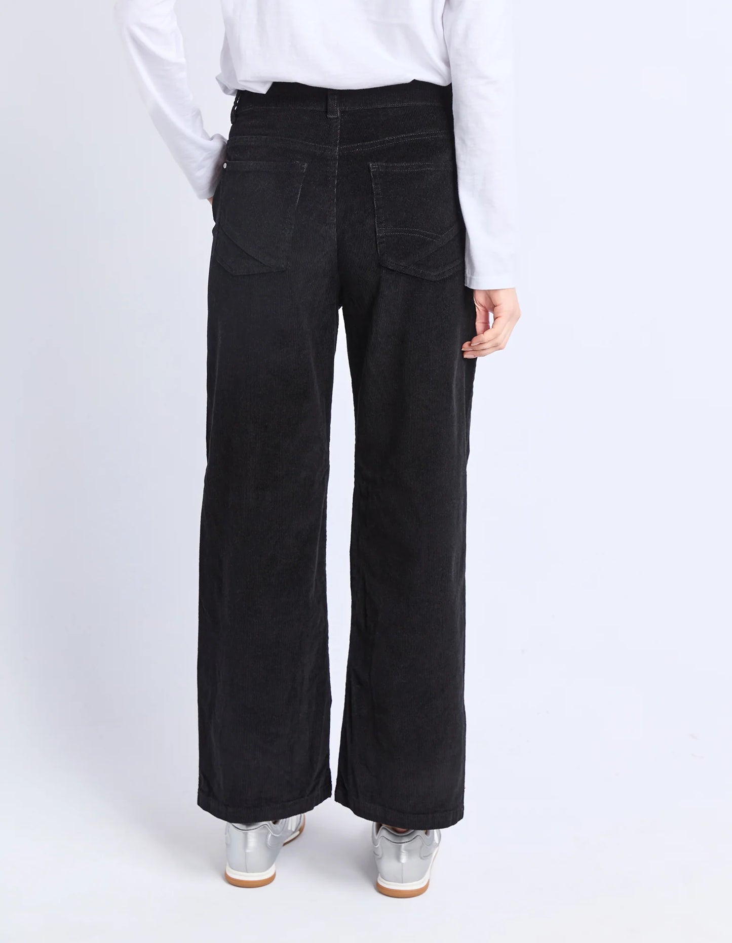 Elm Cassie Cord Pant | Black