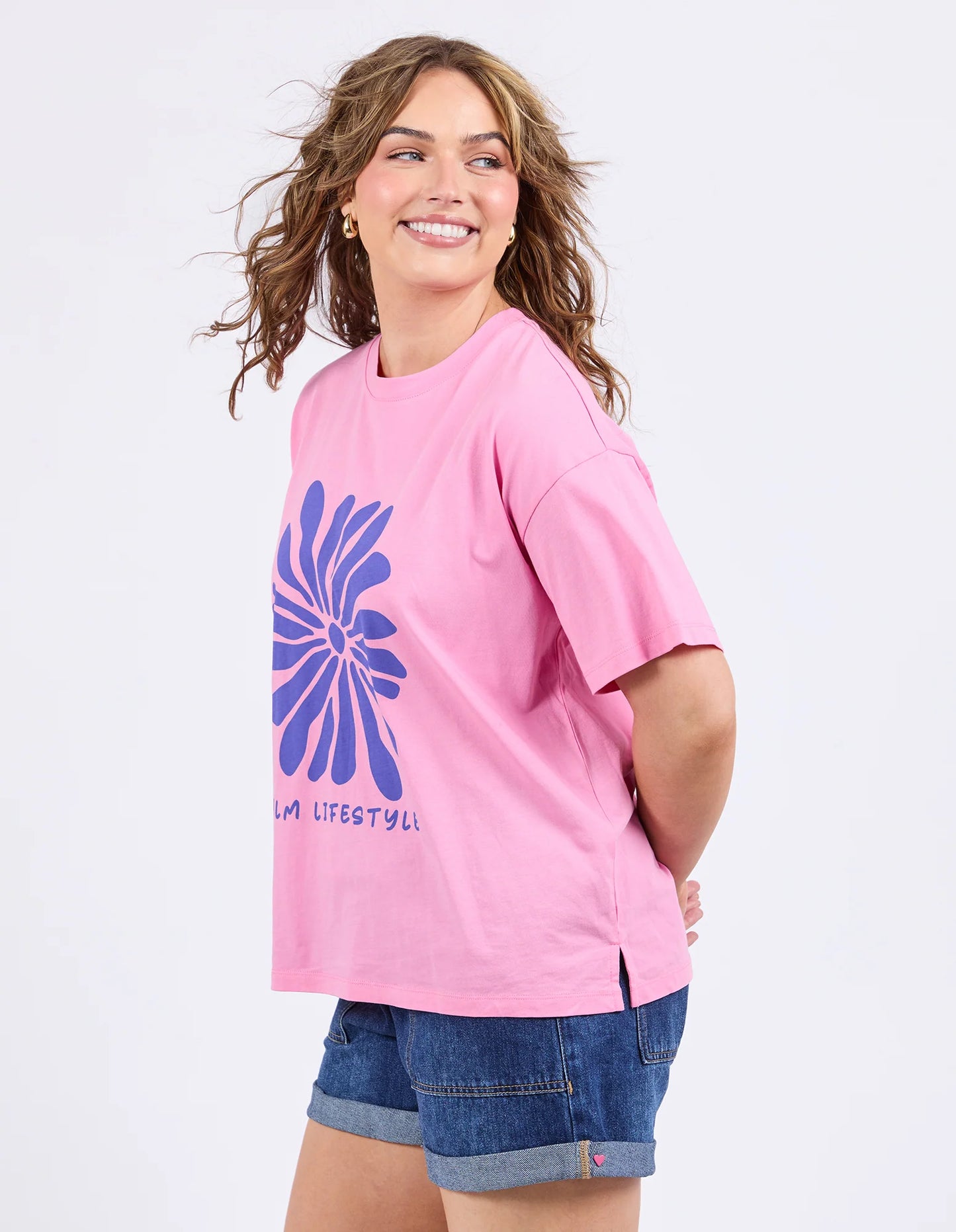 ELM CAMELIA TEE CHATEAU ROSE