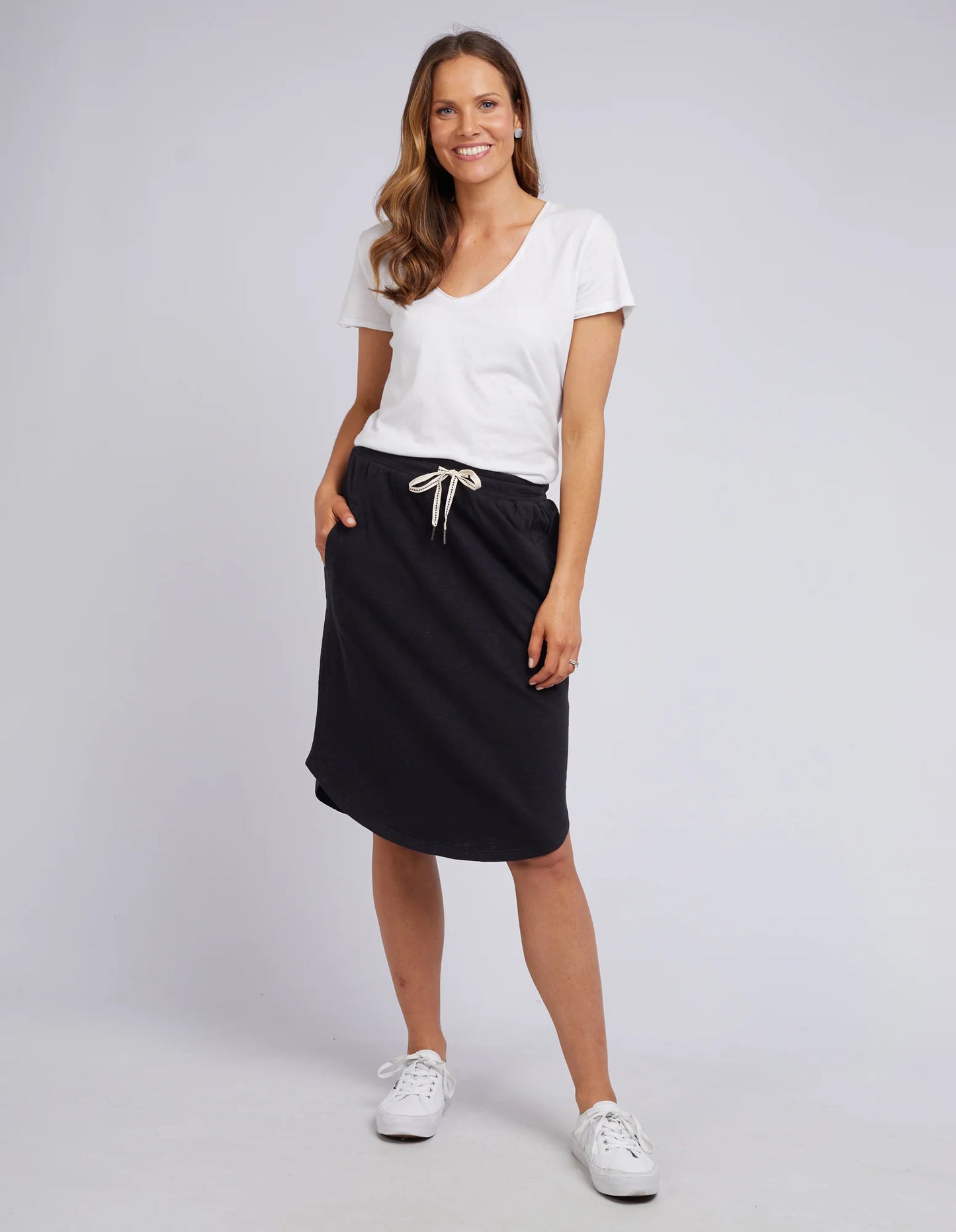 ELM FUNDAMENTAL ISLA SKIRT WASHED BLACK