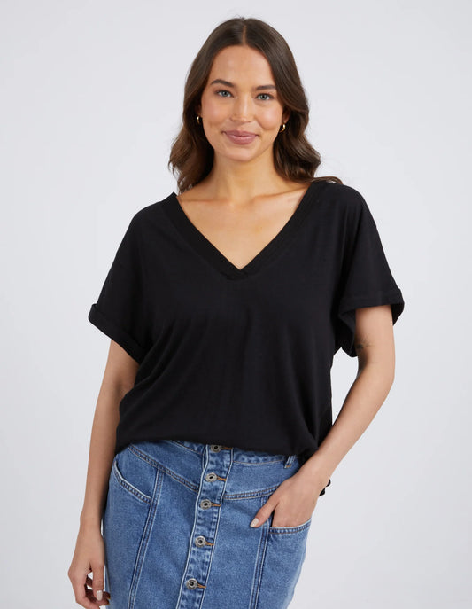 ELM ANWEN TOP BLACK