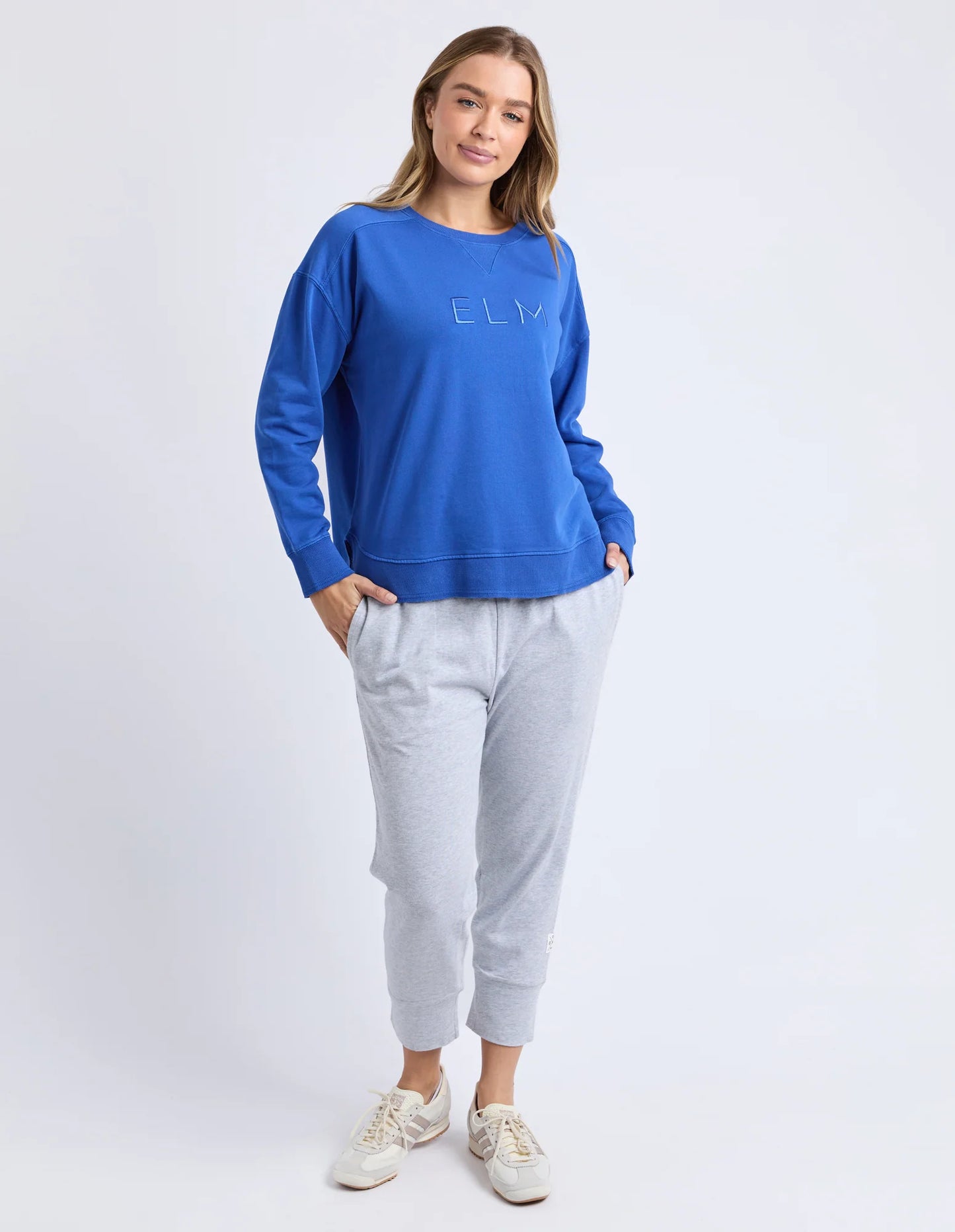 ELM ESTABLISHED CREW FRENCH BLUE