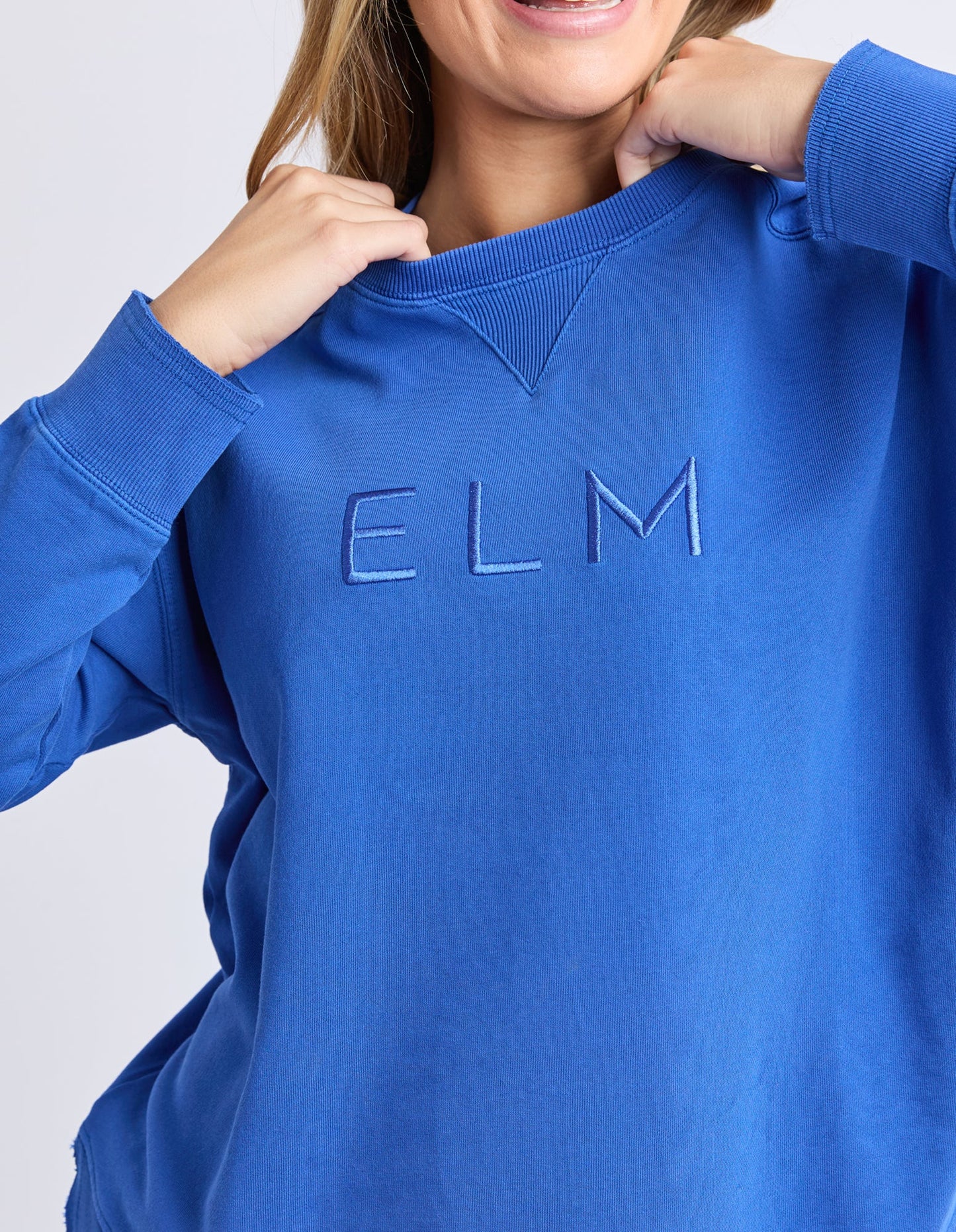 ELM ESTABLISHED CREW FRENCH BLUE