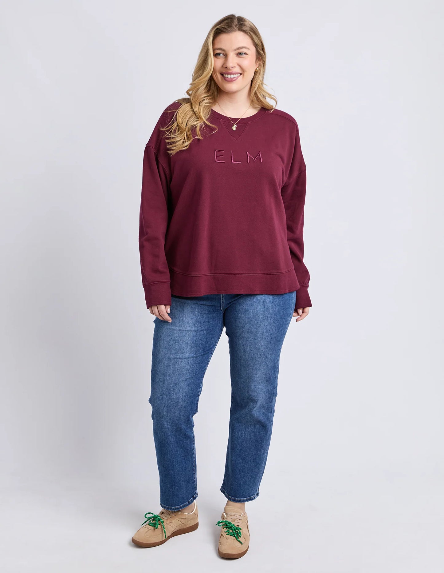 Elm Established Crew | Plum