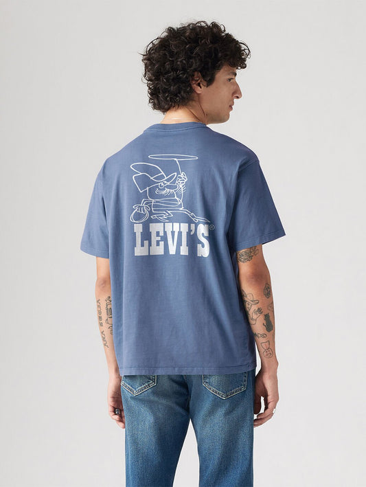 LEVIS VINTAGE FIT TEE ARCHIVAL MOUNTAINEER VINTAGE INDIGO