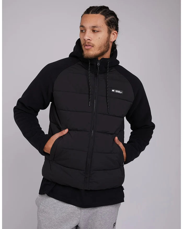 ST GOLIATH STANDS RAGLAN JACKET BLACK