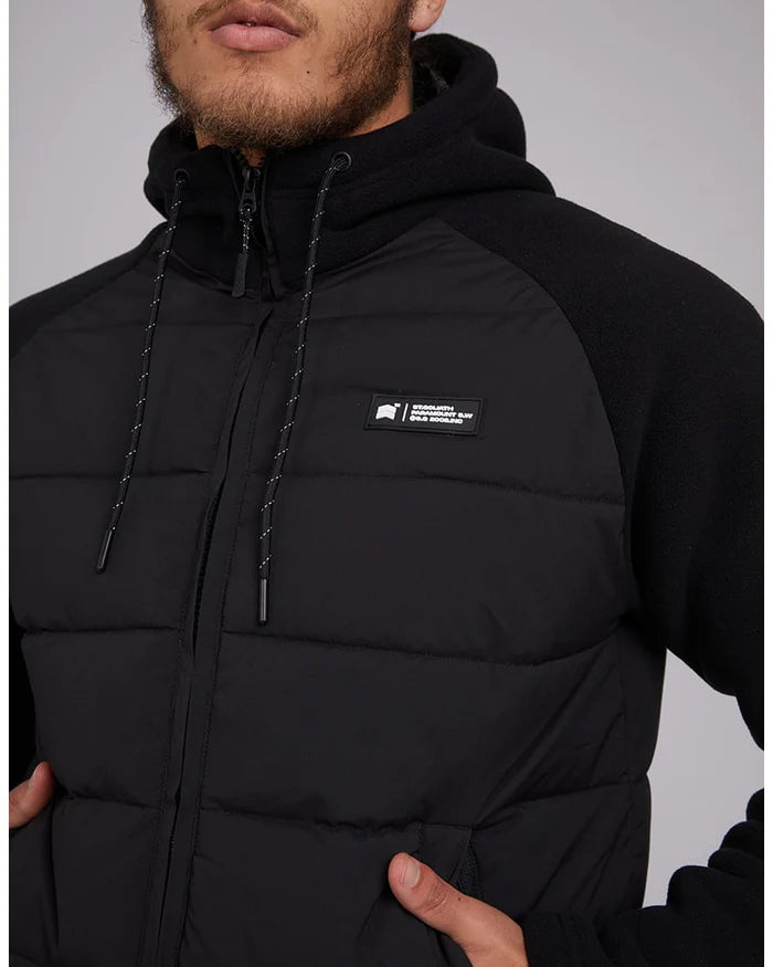 ST GOLIATH STANDS RAGLAN JACKET BLACK