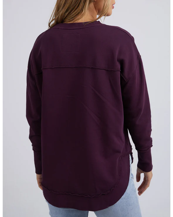 FOXWOOD SIMPLIFIED CREW PLUM