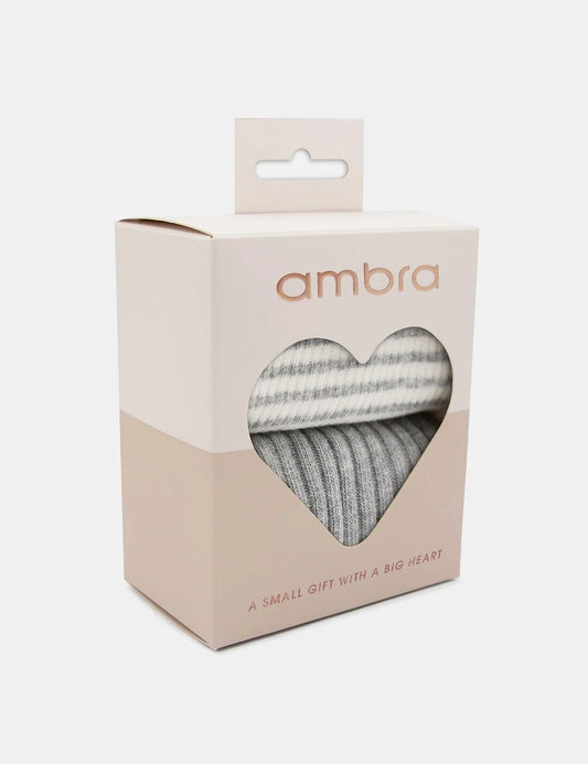 Ambra Big Heart Gift Box | Grey Marle