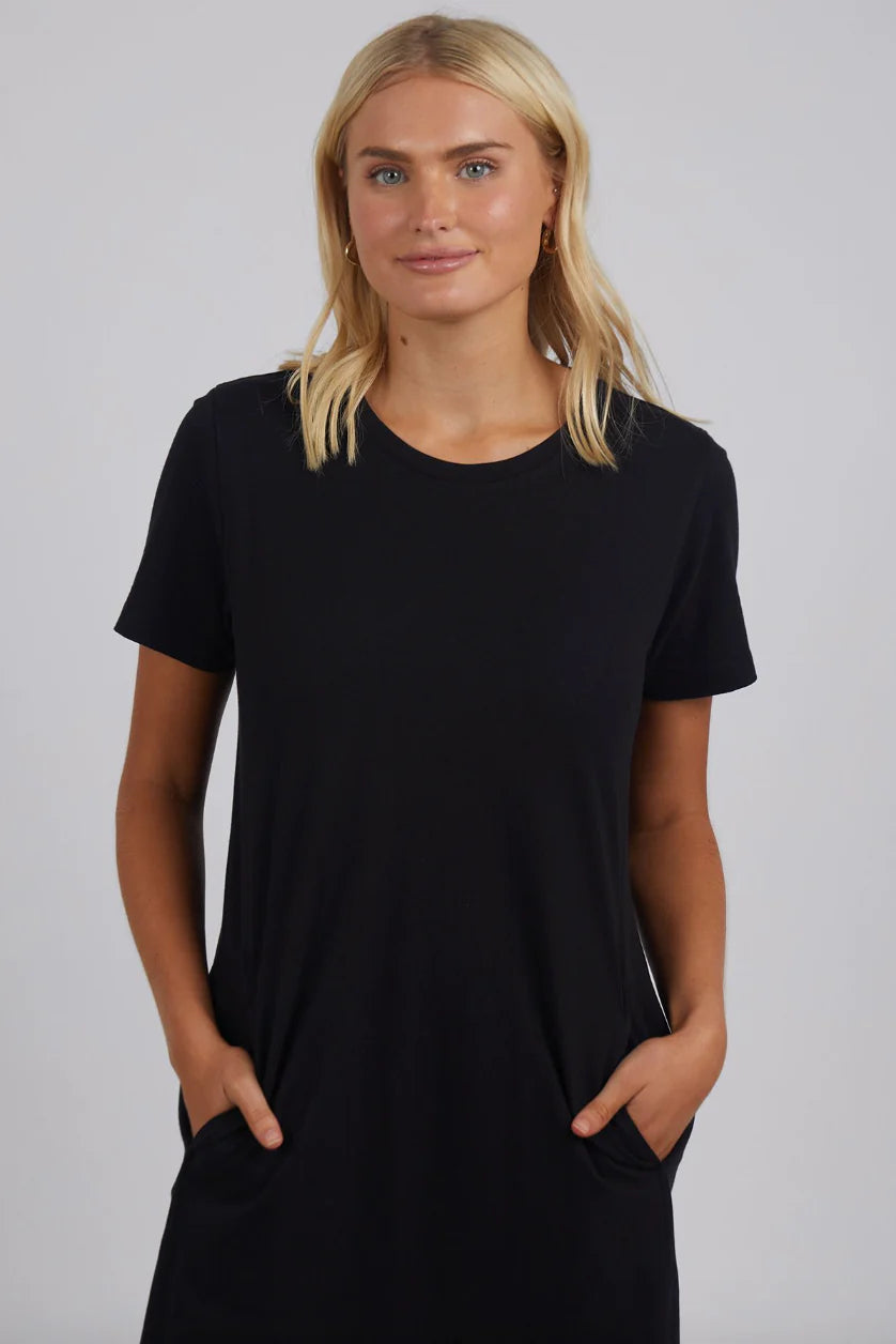 ELM ADIRA DRESS BLACK