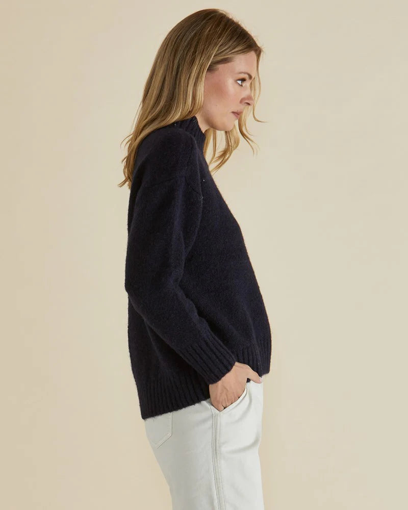 BETTY BASICS LOLA JUMPER NAVY