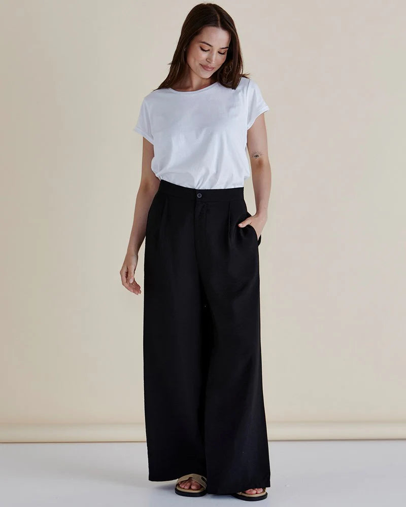 BETTY BASICS ZANDER PANT BLACK