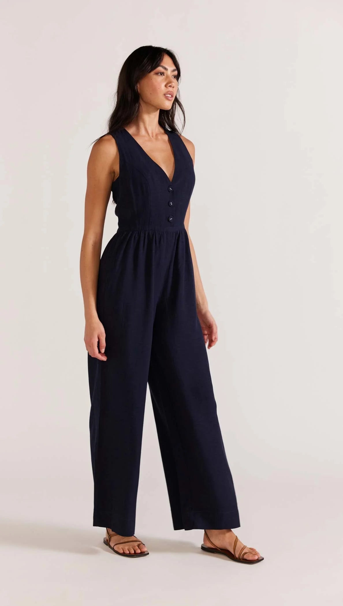 STAPLE THE LABEL ELYSIA JUMPSUIT NAVY