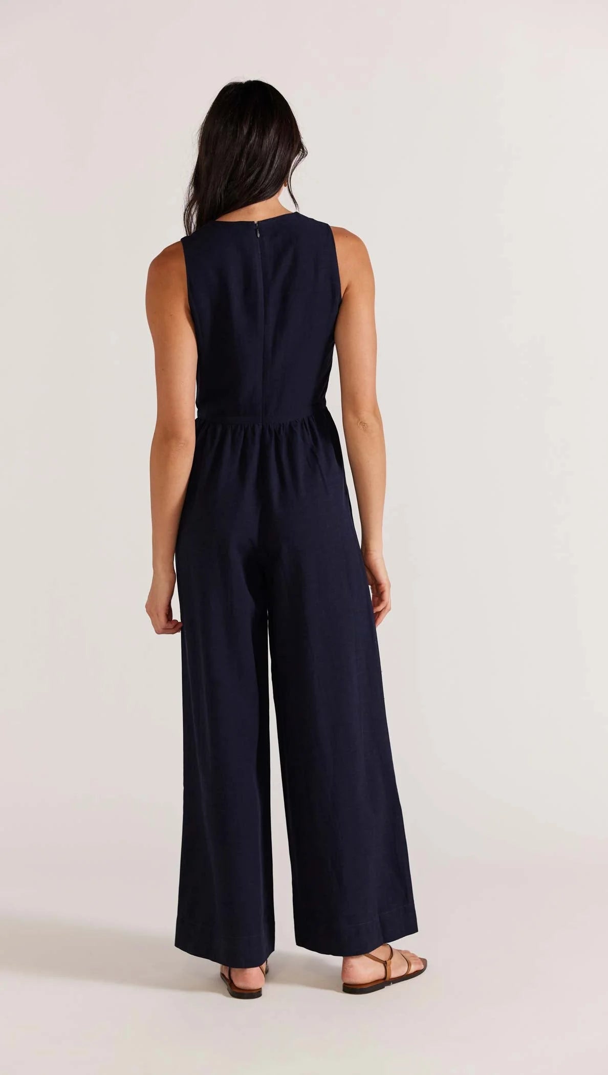 STAPLE THE LABEL ELYSIA JUMPSUIT NAVY