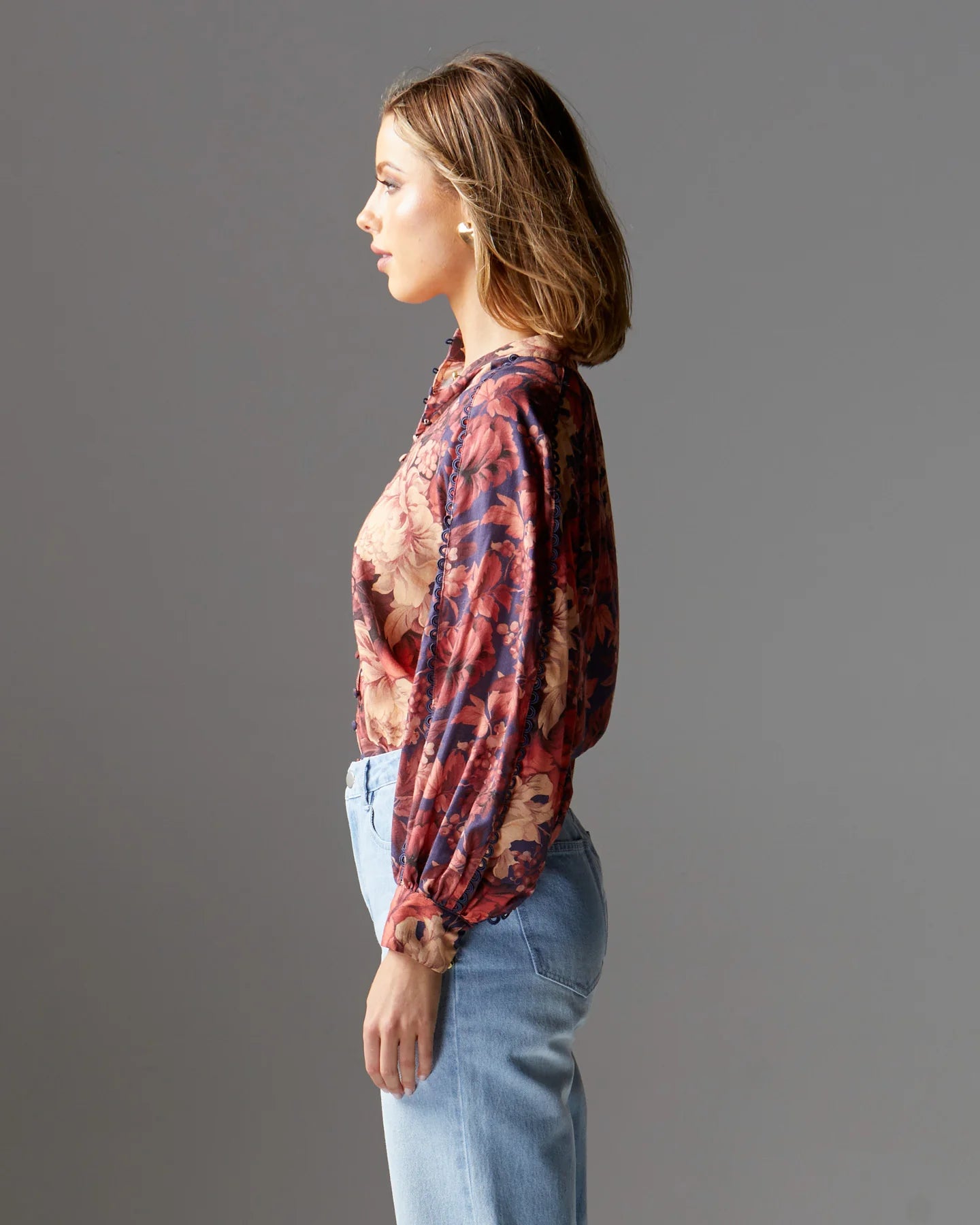FATE+BECKER BERRY KISS BLOUSE FLORAL