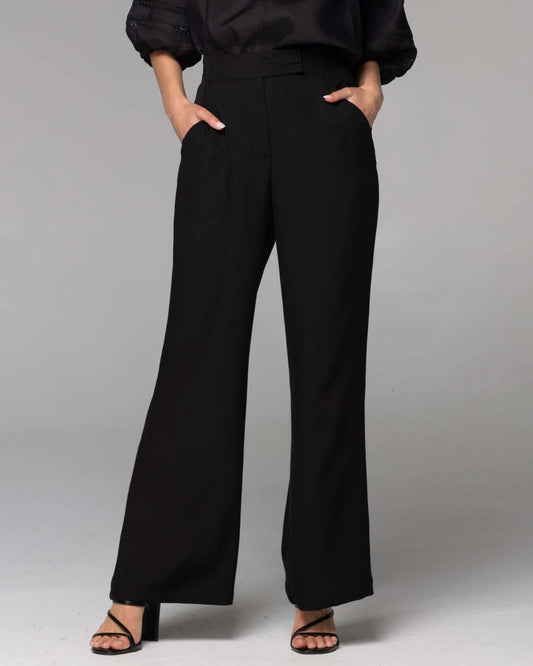 FATE+BECKER HEART & SOUL FLARE PANT BLACK