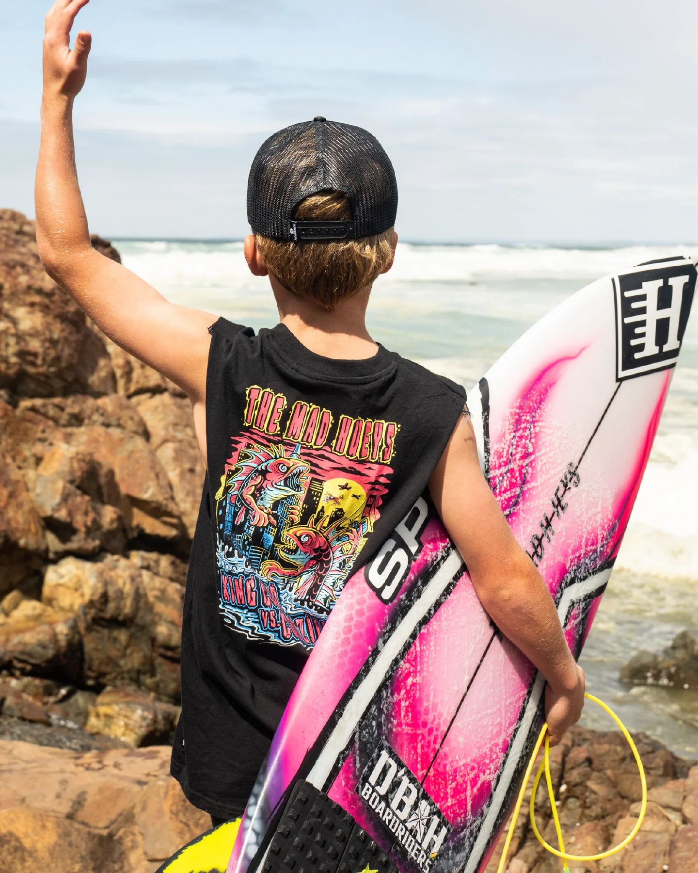 THE MAD HUEYS KING COD CODZILLA YOUTH MUSCLE BLACK