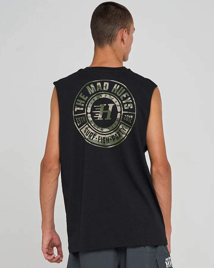 THE MAD HUEYS LIVING HUEYS MUSCLE BLACK