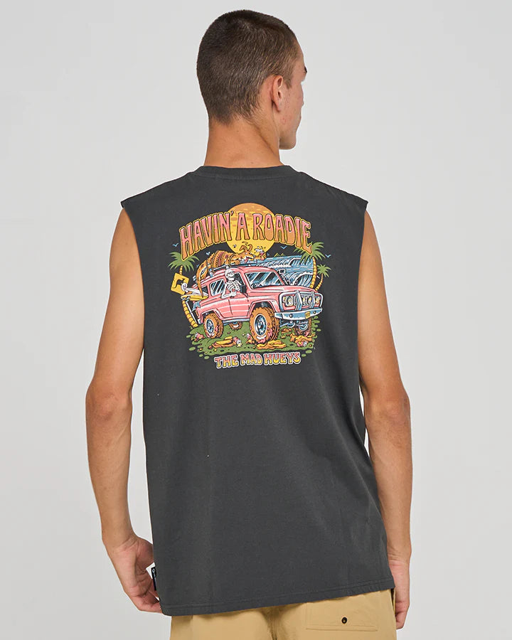 The Mad Hueys Roadie Muscle Vintage Black