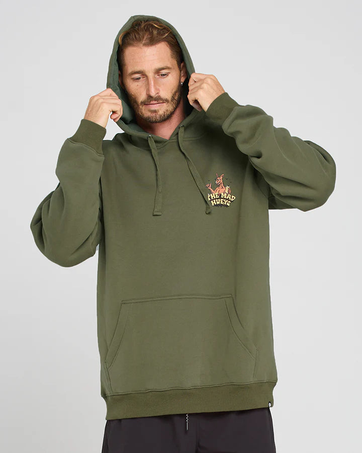 THE MAD HUEYS STILL LOVING EVERY MINUTE PULLOVER OLIVE