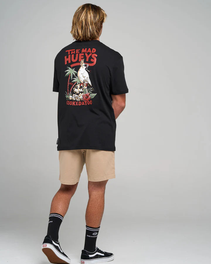 The Mad Hueys Cookedatoo Ahoy Short Sleeve Tee | Black