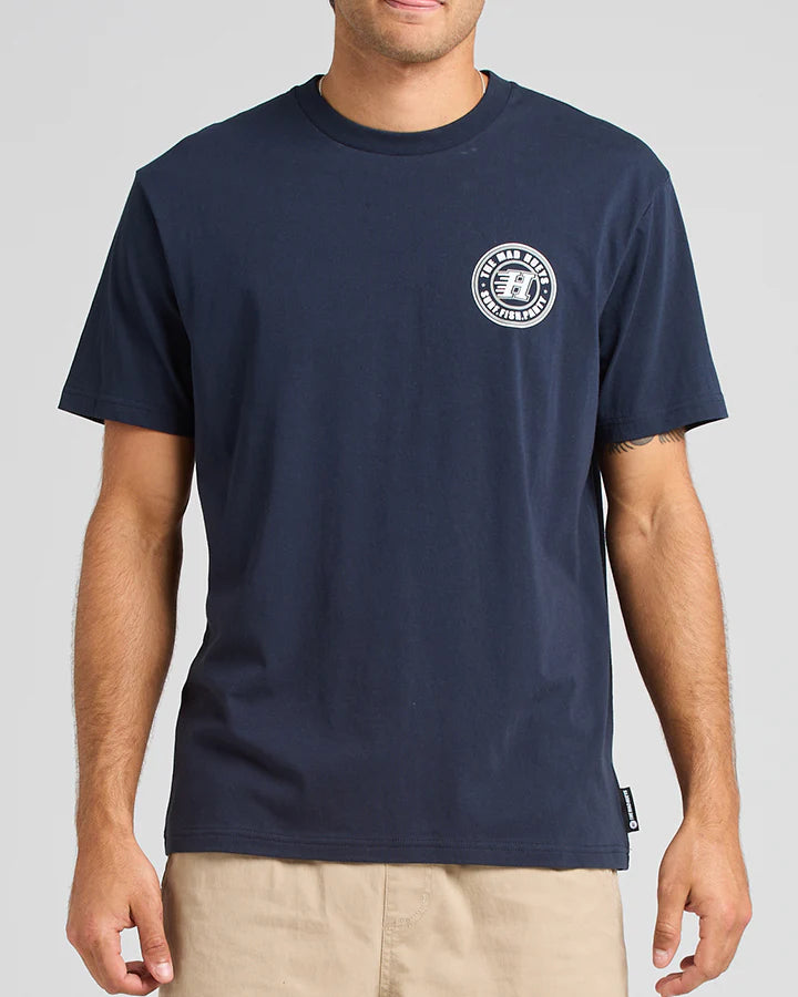 THE MAD HUEYS H SERIES SS TEE NAVY