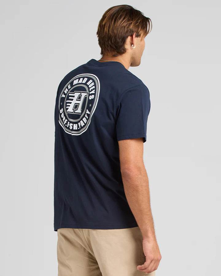 THE MAD HUEYS H SERIES SS TEE NAVY