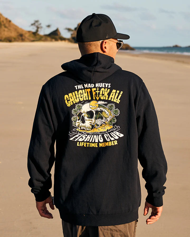 THE MAD HUEYS CAUGHT FK ALL PULLOVER NAVY