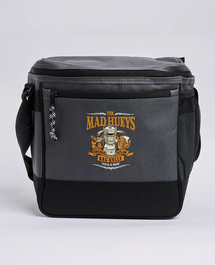 THE MAD HUEYS SUCH IS BEER COOLER BAG CHARCOAL