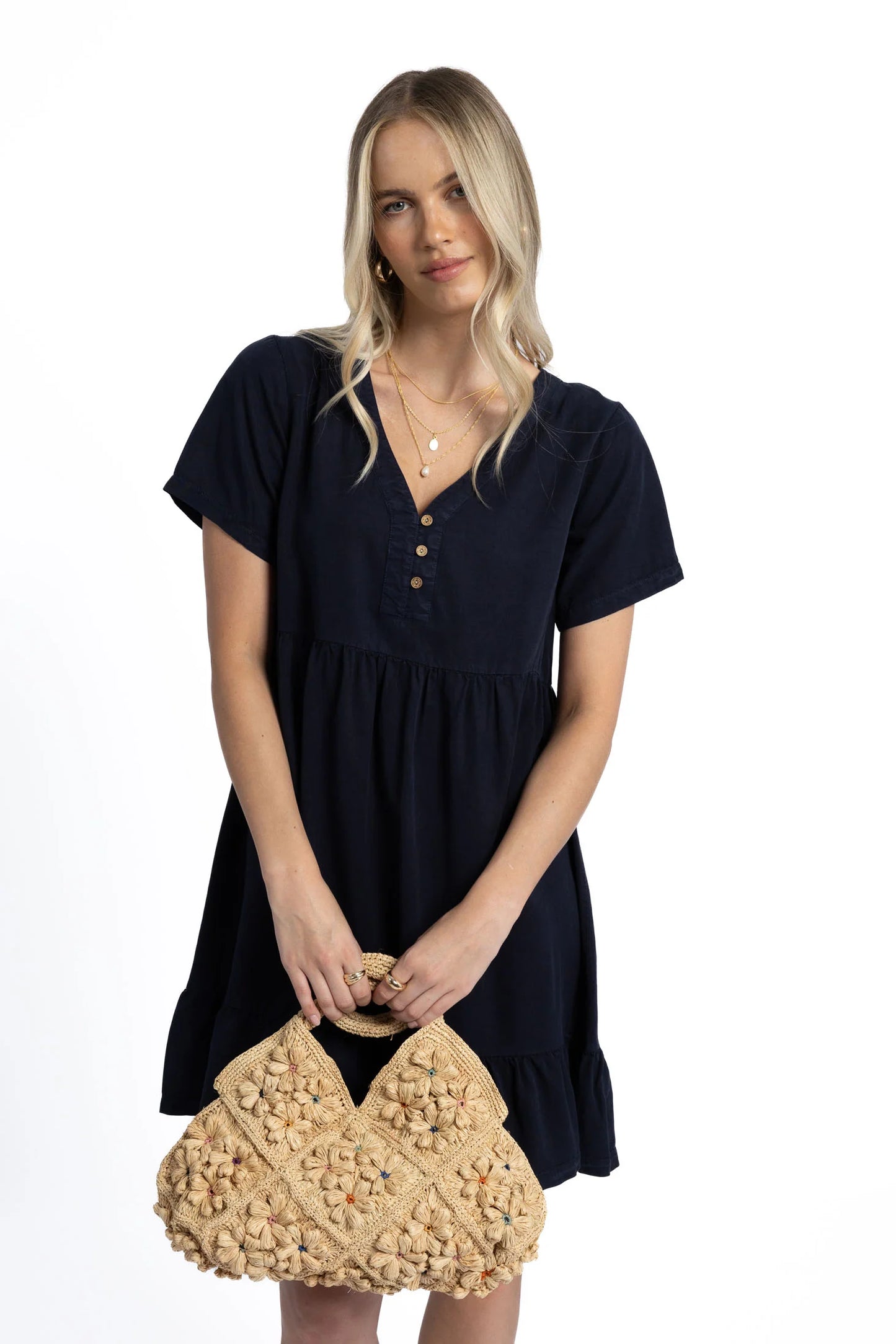 Humidity Holly Dress | Navy
