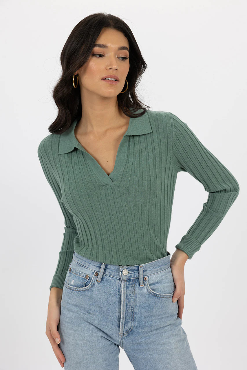 HUMIDITY ELISE TOP GREEN