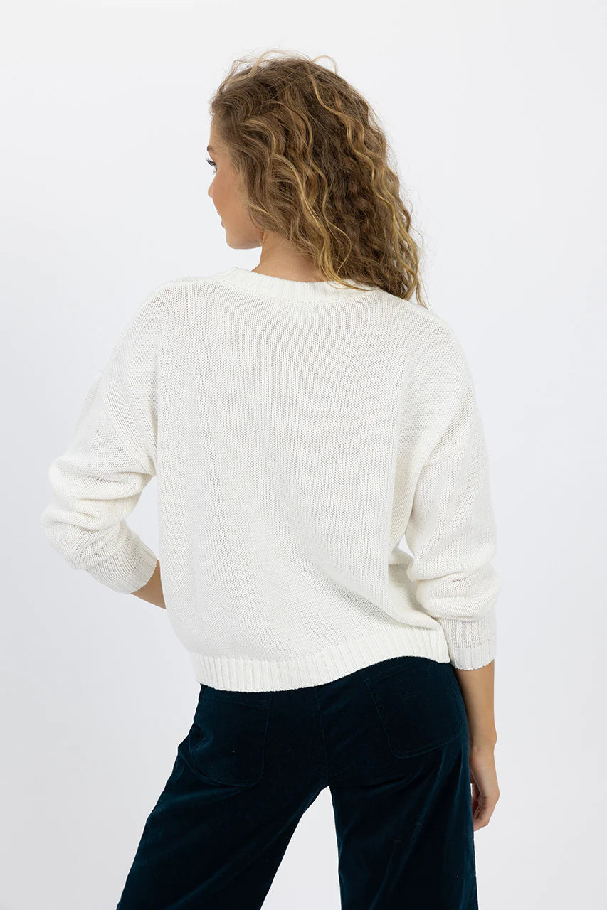 HUMIDITY ASHLEY JUMPER IVORY
