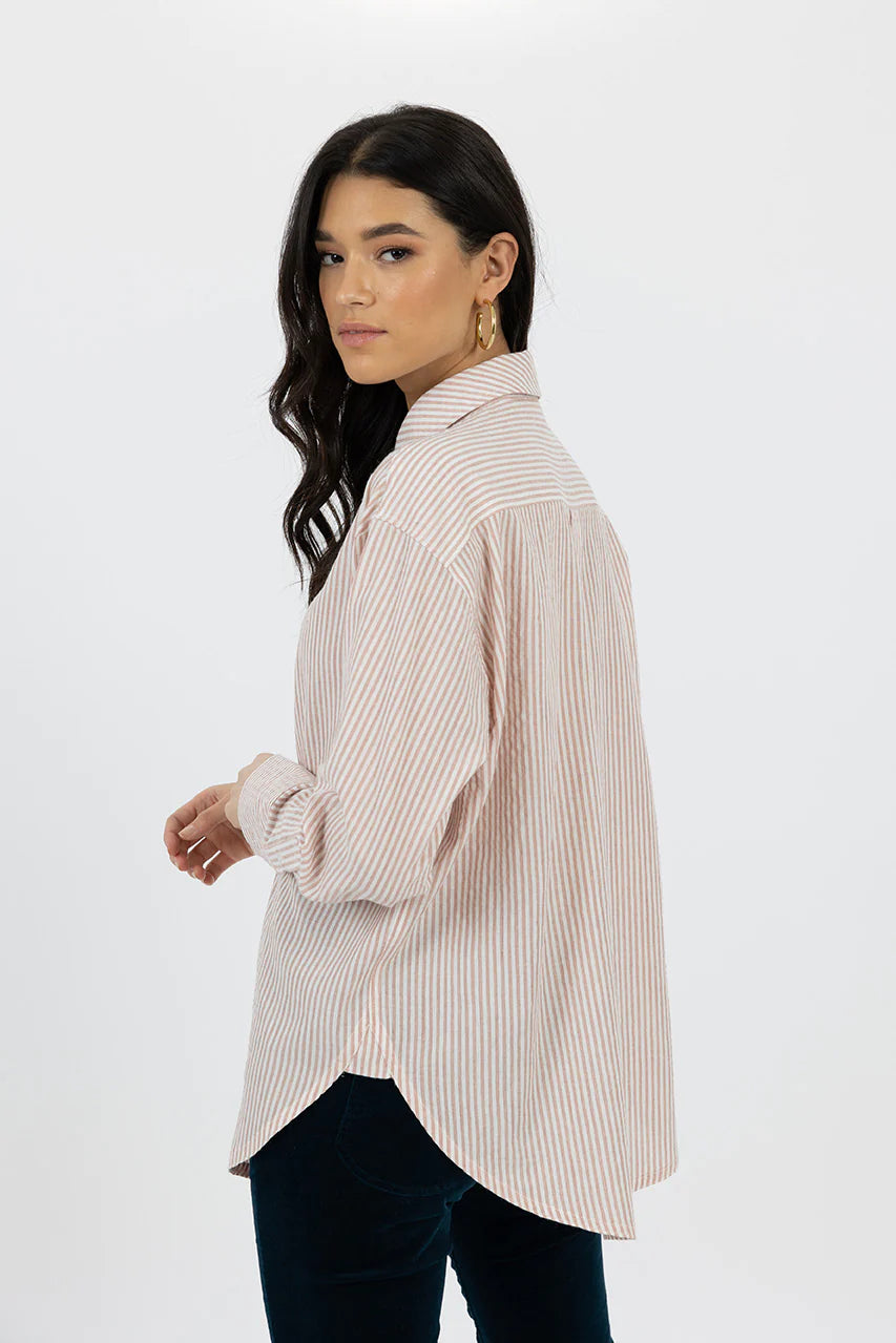 HUMIDITY SHIRT ZALI SHIRT PINK CLAY
