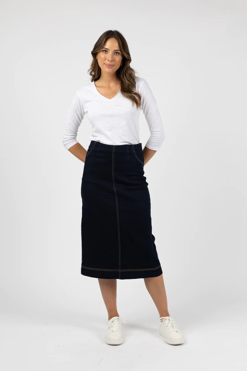 HUMIDITY NEVADA SKIRT DARK BLUE