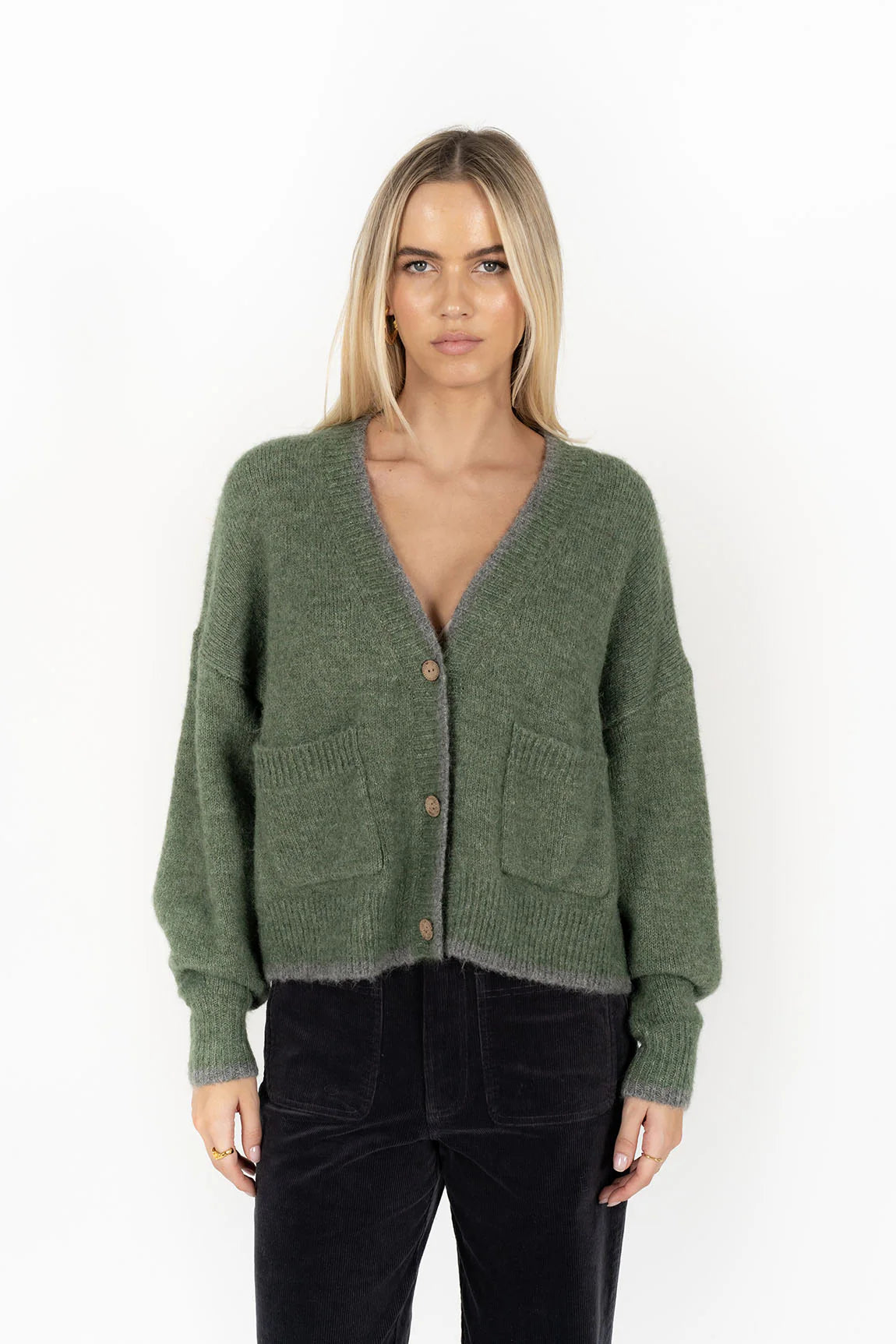 HUMIDITY ROMI CARDI GREEN/GREY