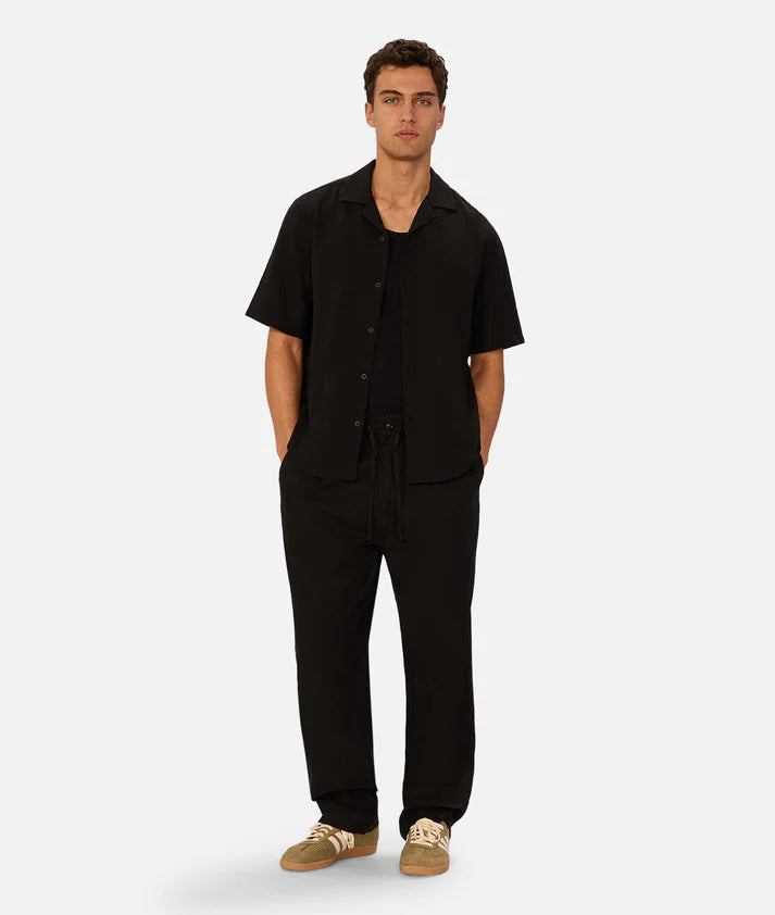 INDUSTRIE THE MARBELLA S/S SHIRT BLACK