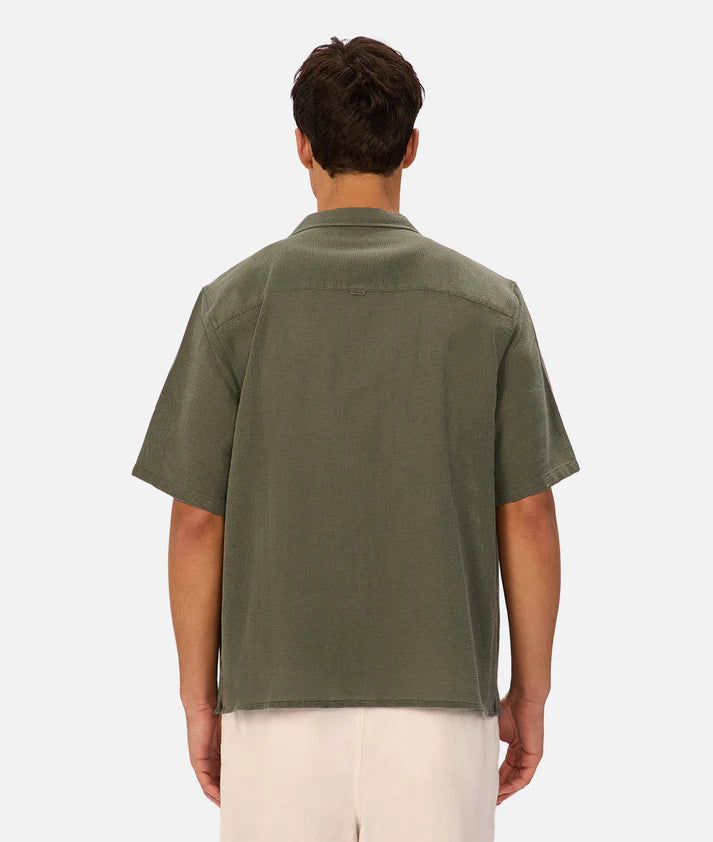 INDUSTRIE THE MARBELLA S/S SHIRT EVERGLADE