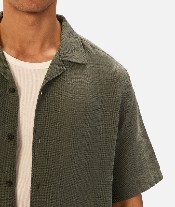 INDUSTRIE THE MARBELLA S/S SHIRT EVERGLADE