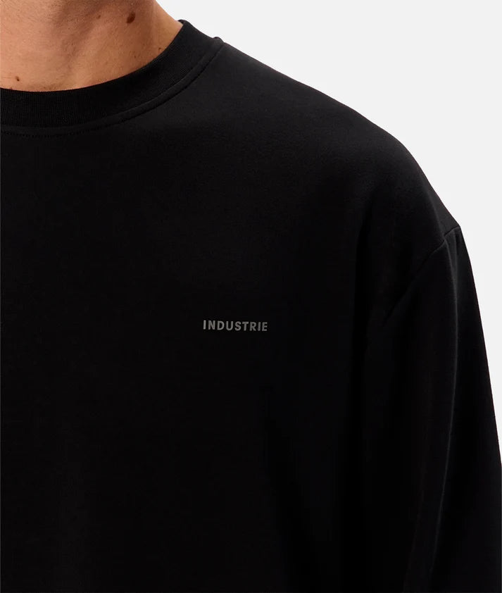 INDUSTRIE THE NEWPORT L/S TEE BLACK