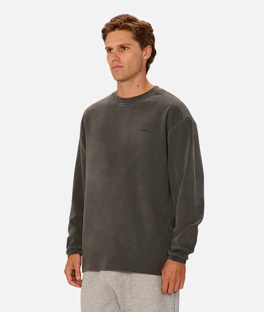 INDUSTRIE THE NEWPORT L/S TEE ONYX