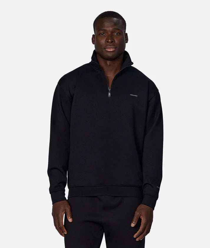 INDUSTRIE THE TECH STAUNTON TRACK TOP SOLID BLACK